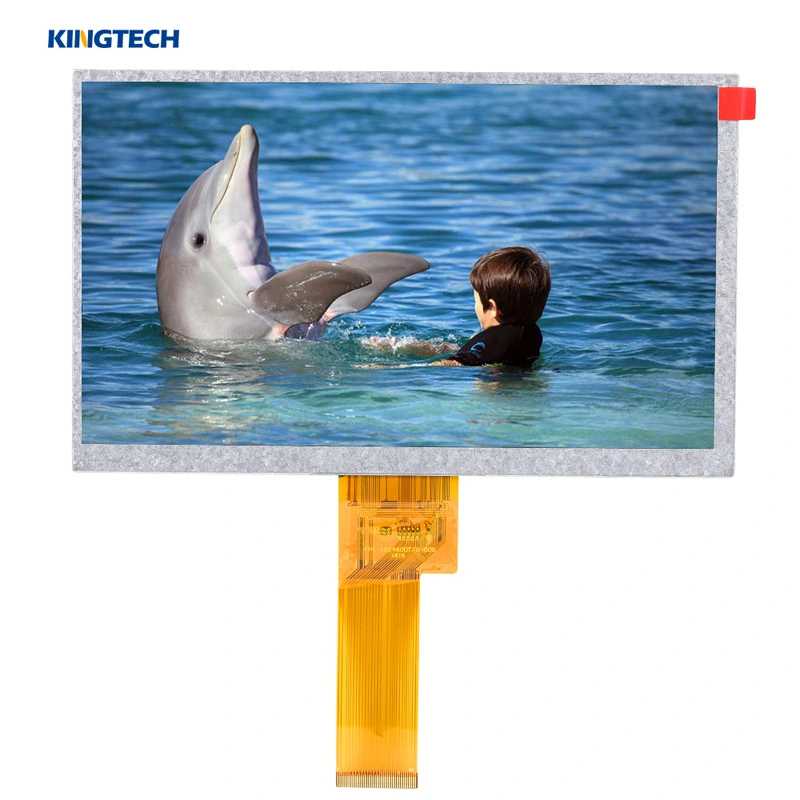 Interfaz LVDS 7 pulgadas 1024x600 resolución de pantalla LCD
