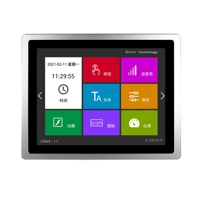 Módulo de visualización HMI serie UART 1024*768 de 15 pulgadas